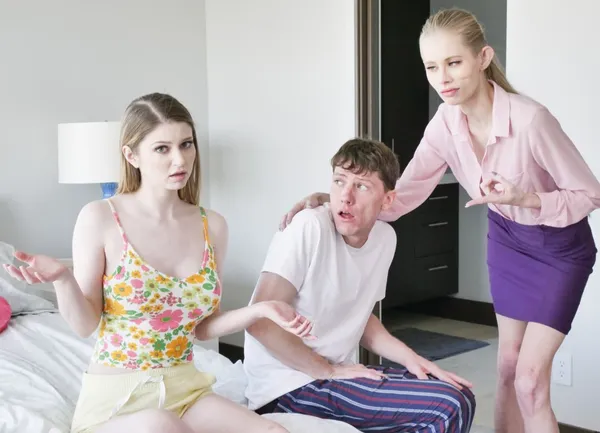 sex khong che mới Mẹ kế bắt con gái riêng của chồng làm tình với cậu con trai